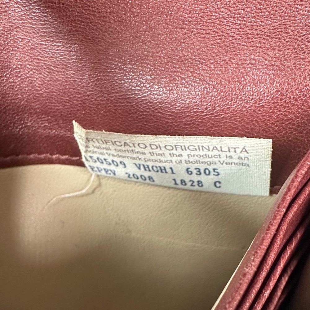Bottega Veneta Burgundy wallet - Picture 5 of 7
